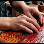 The Artisan and the Algorithm**

Prompt: "A traditional Italian artisan, hands stained with dye, collaborating with a holographic AI interface displaying intricate design patterns. The workshop is filled with handcrafted leather goods, and the AI suggests subtle modifications to a handbag design. Warm, inviting lighting, showcasing the fusion of old-world craftsmanship and modern AI technology. Emphasize the artisan's focused expression and the AI's helpful guidance, illustrating AI as a creative partner."

**