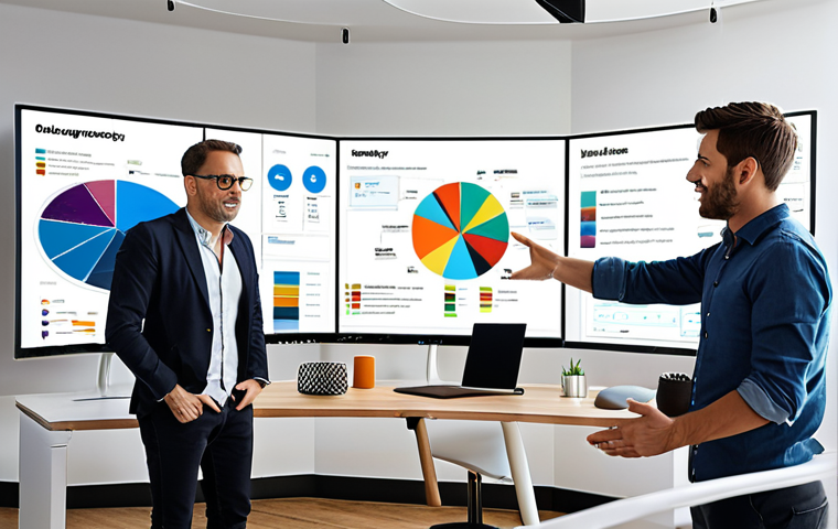 **

"Modern office, diverse team collaborating around a large interactive display showcasing AI-powered project management software. Focus on human interaction and data visualization. Bright, collaborative atmosphere, emphasis on technology aiding teamwork, not replacing it. Consider adding subtle Italian design elements for local flair."

**